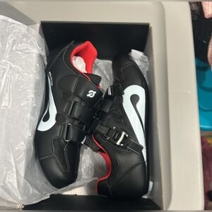 NIB Peloton Unisex Bike Cycling Shoes Delta Cleats Black 43 US Womens 12 Mens 10